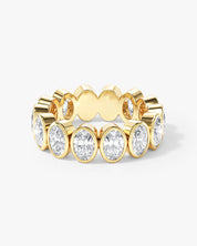 Bezel Oval Eternity Band (6.50 CT TW)