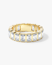 Bezel Emerald Eternity Band (5.00 CT TW)