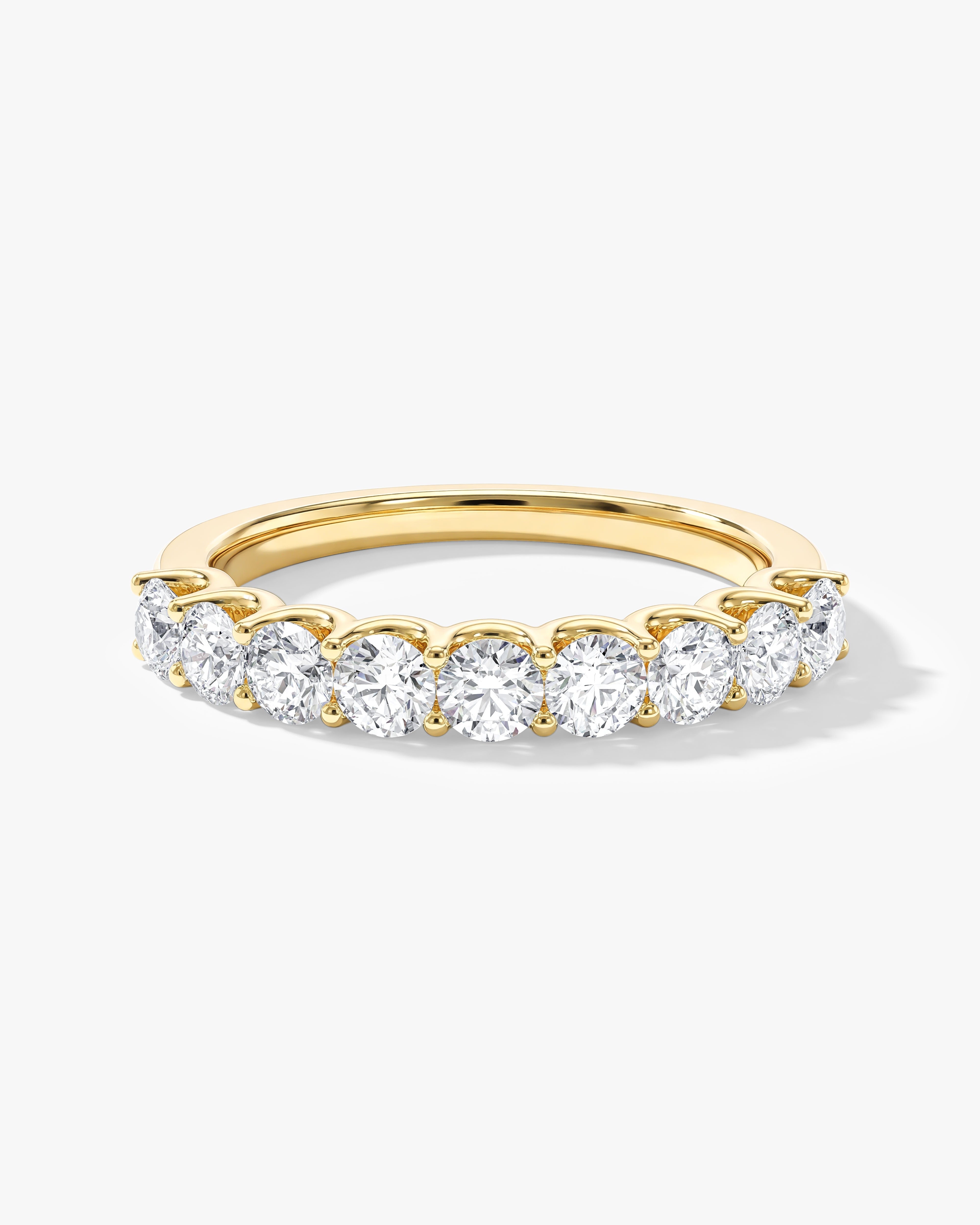 U-Prong Half Eternity Band (1.00 CT TW)
