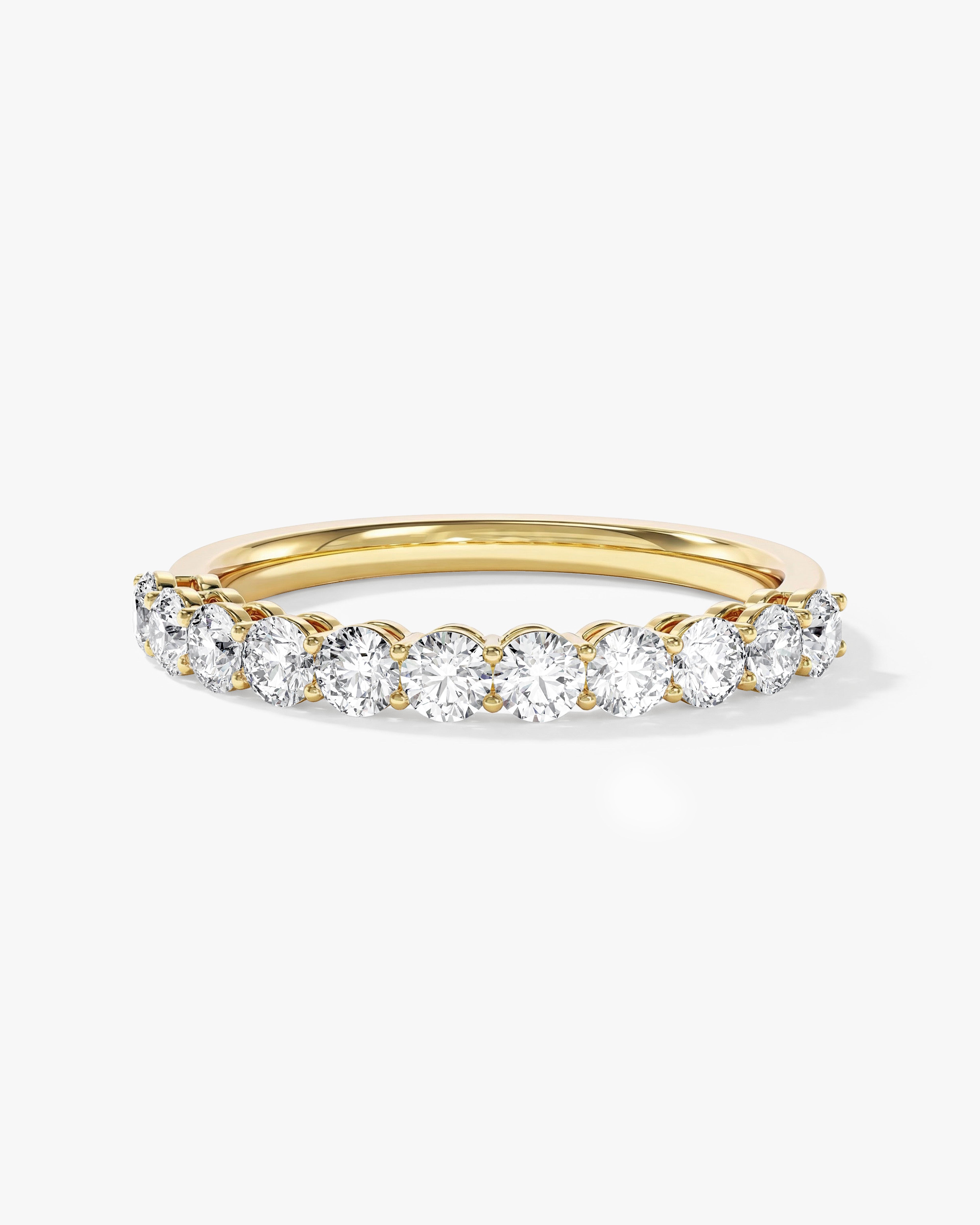Shared Prong Half Eternity Band (0.75 CT TW)