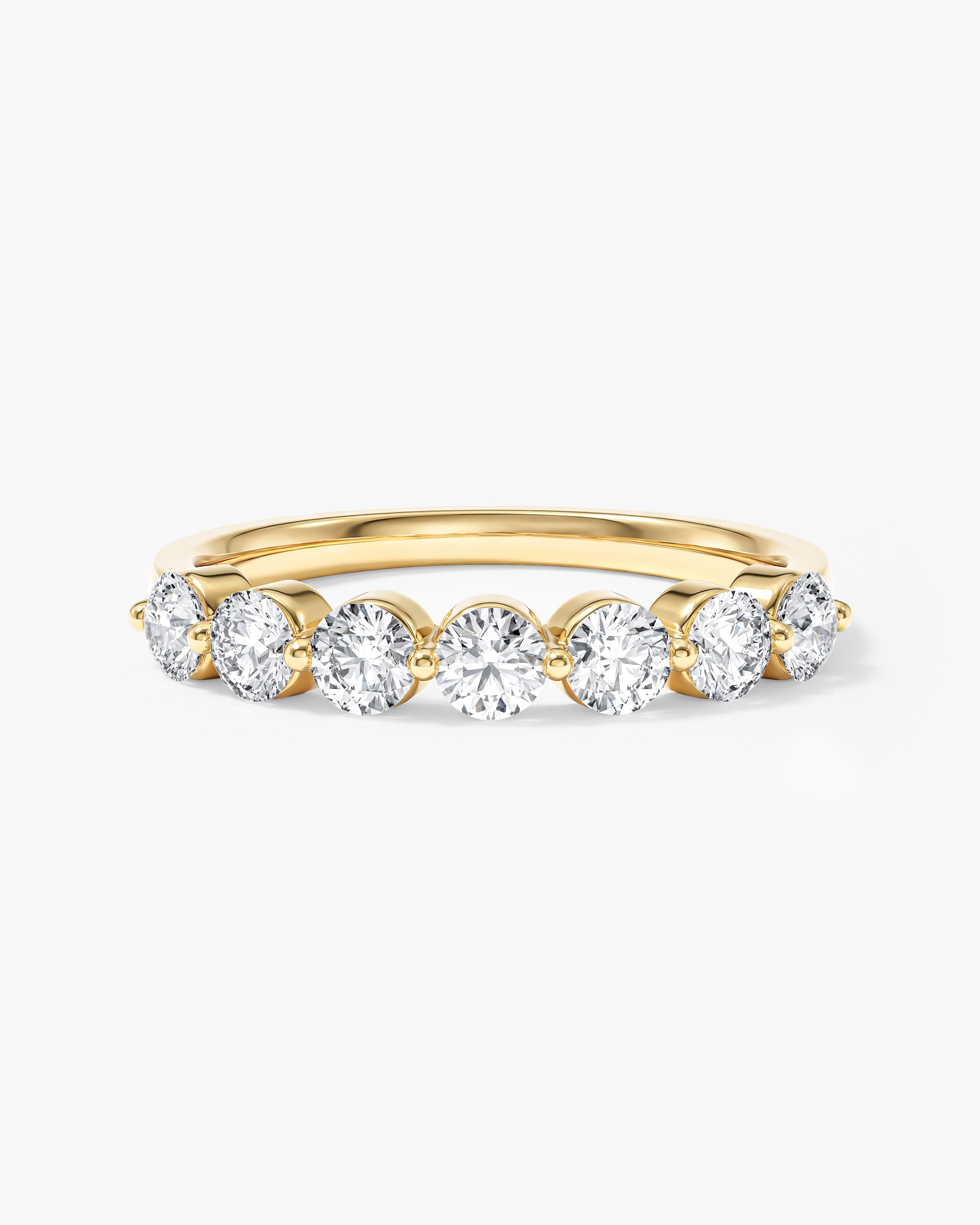 Single Prong Half Eternity Band (1.00 CT TW)