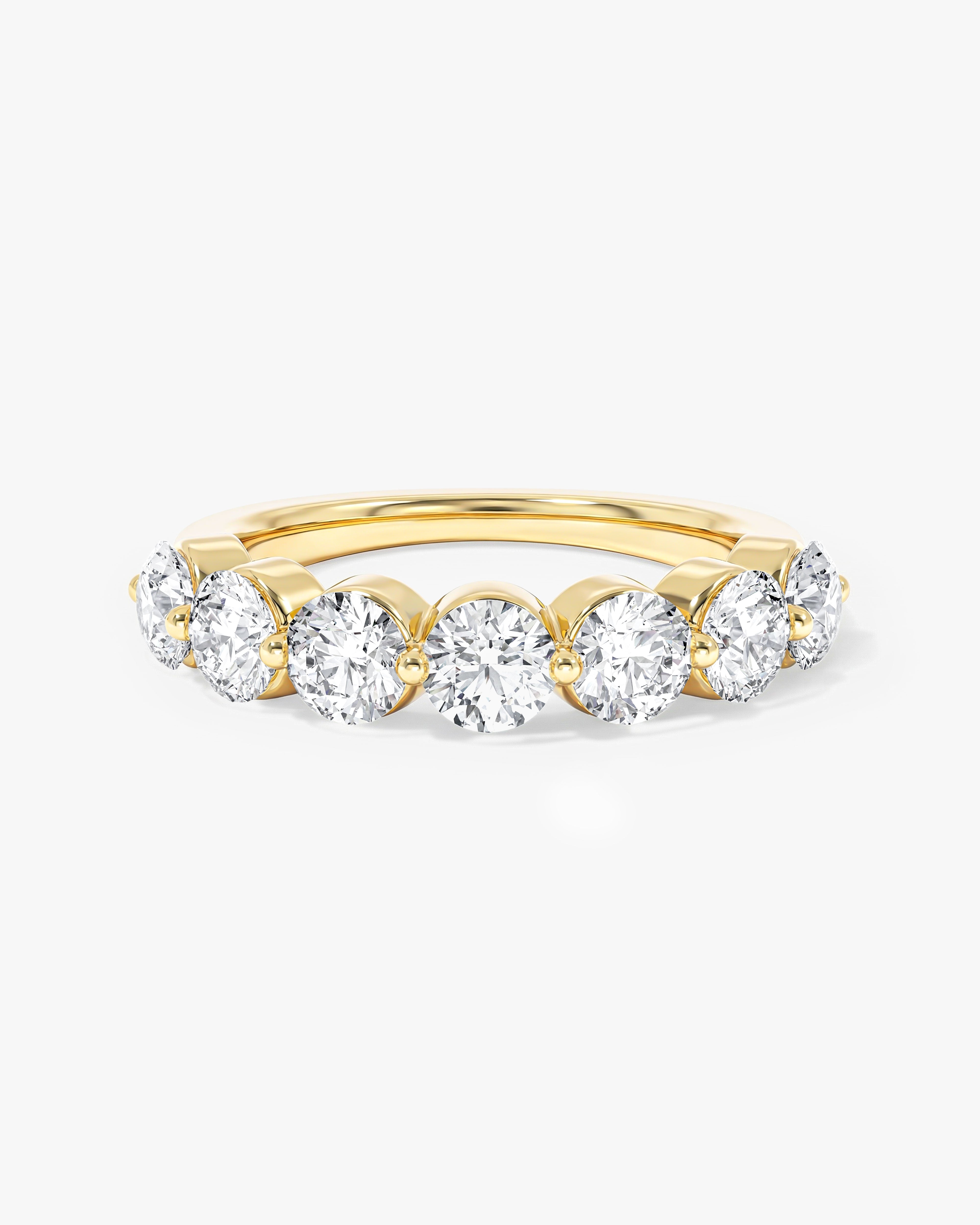 Single Prong Half Eternity Band (1.75 CT TW)