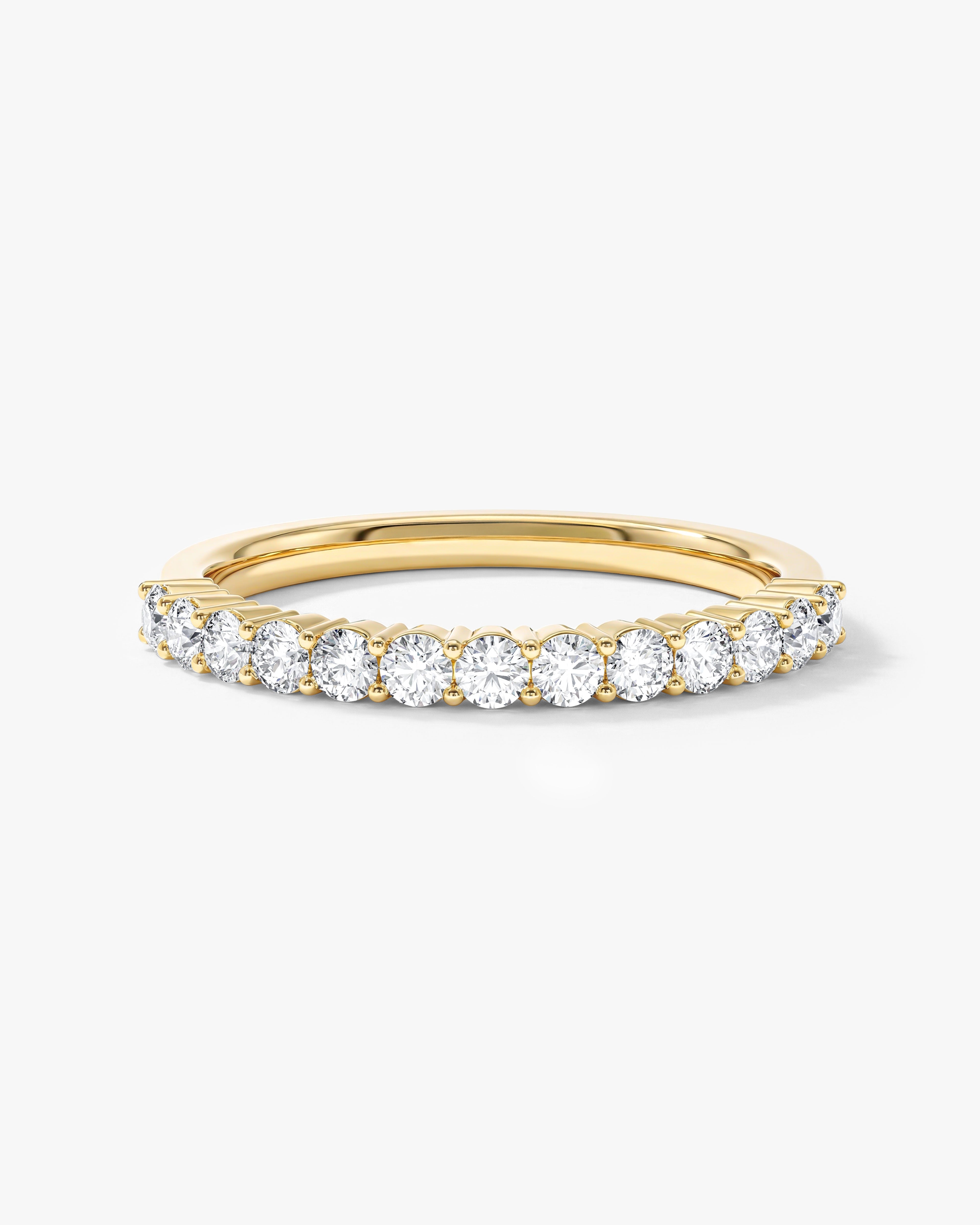 Faceted Half Eternity Band (0.50 CT TW)
