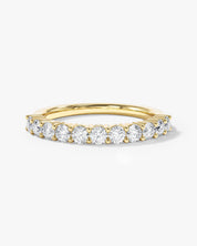 Faceted Half Eternity Band (0.75 CT TW)
