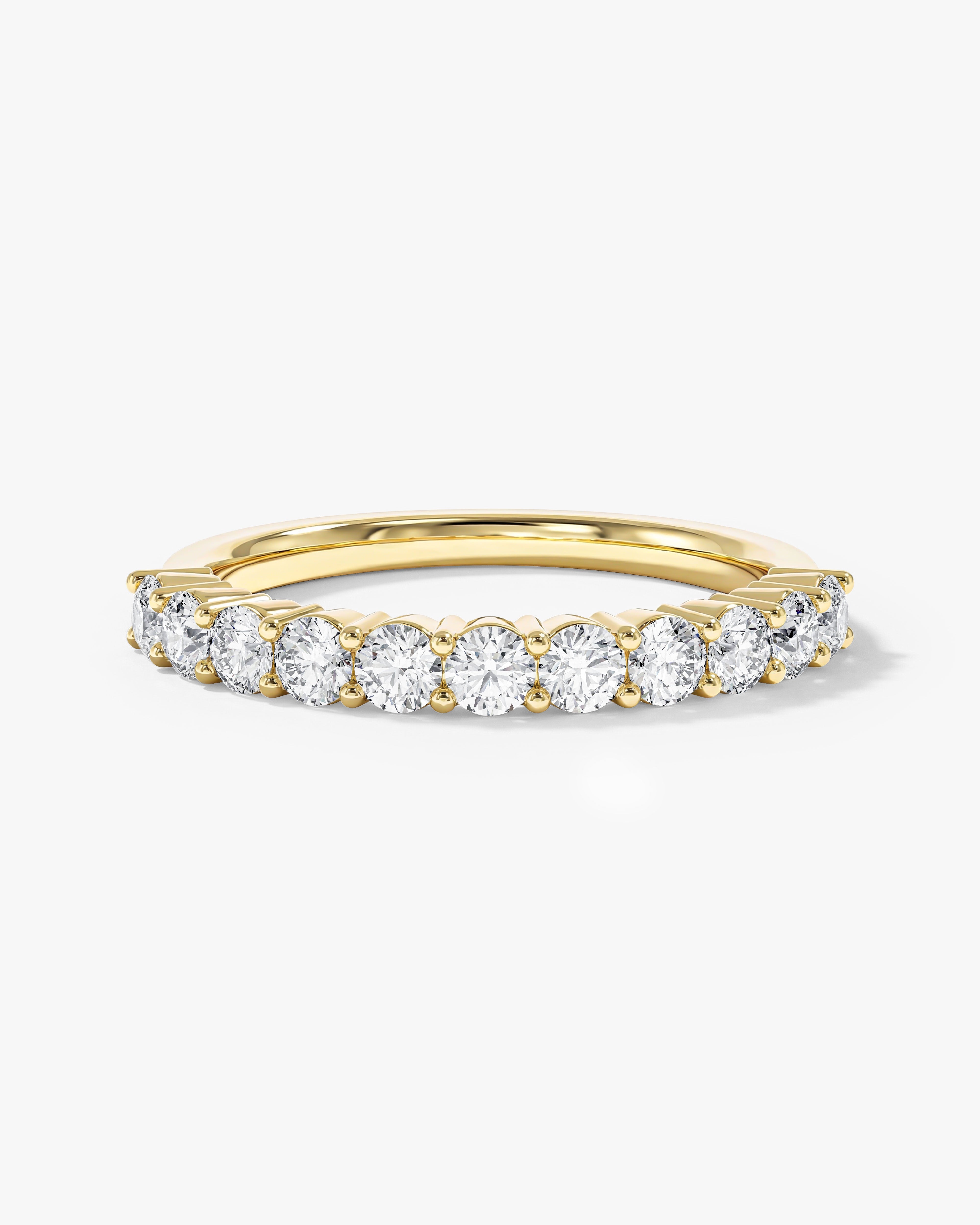 Faceted Half Eternity Band (0.75 CT TW)