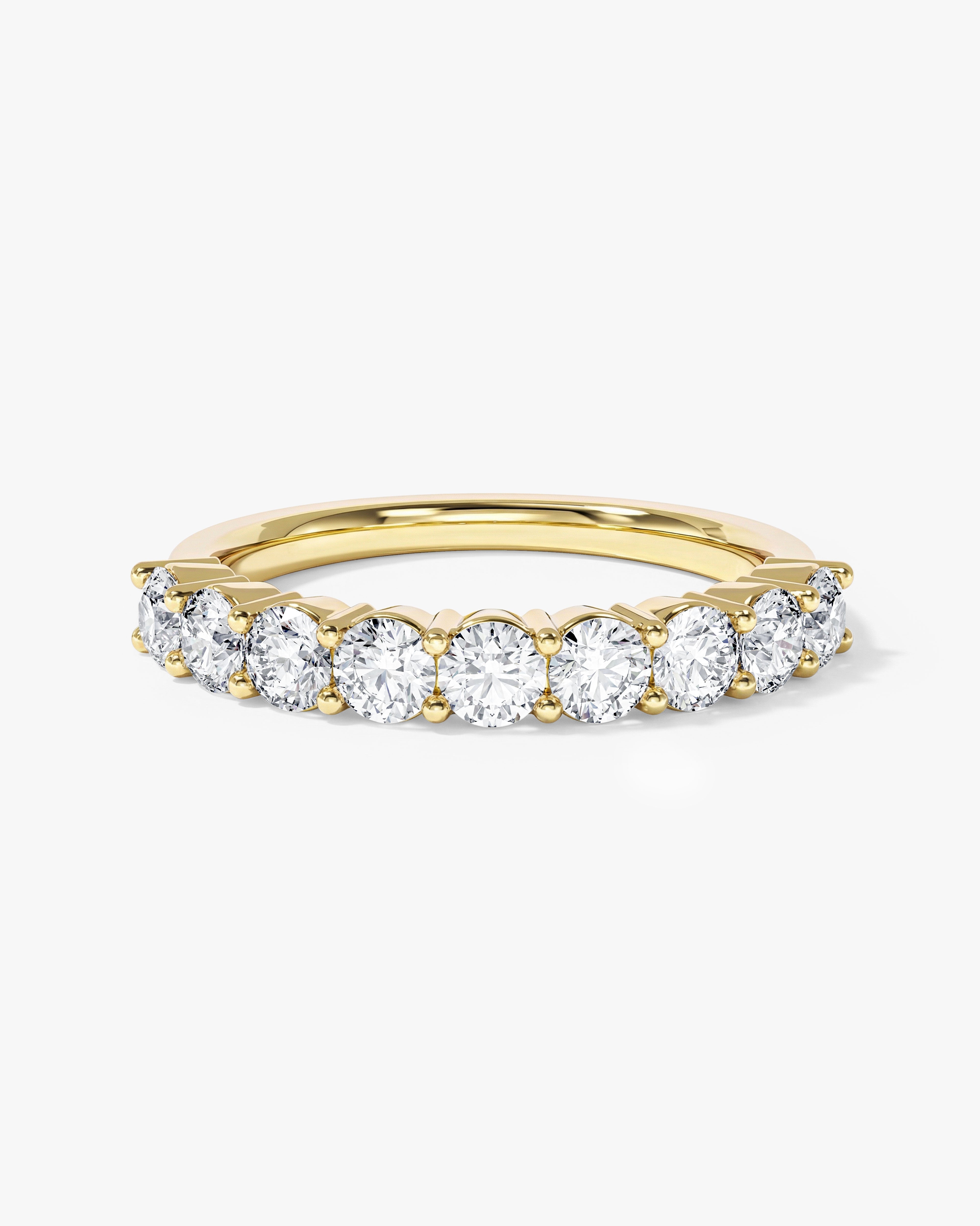 Faceted Half Eternity Band (1.00 CT TW)