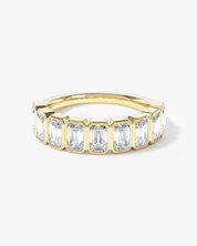Bezel Emerald Half Eternity Band (2.50 CT TW)