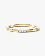 Dainty Nine-Stone Wedding Band
