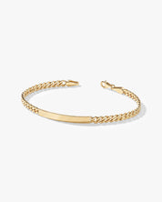 5.0mm Cuban Chain Tag Bracelet