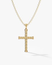 Twisted Cross Necklace