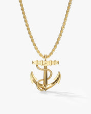 Roped Anchor Necklace
