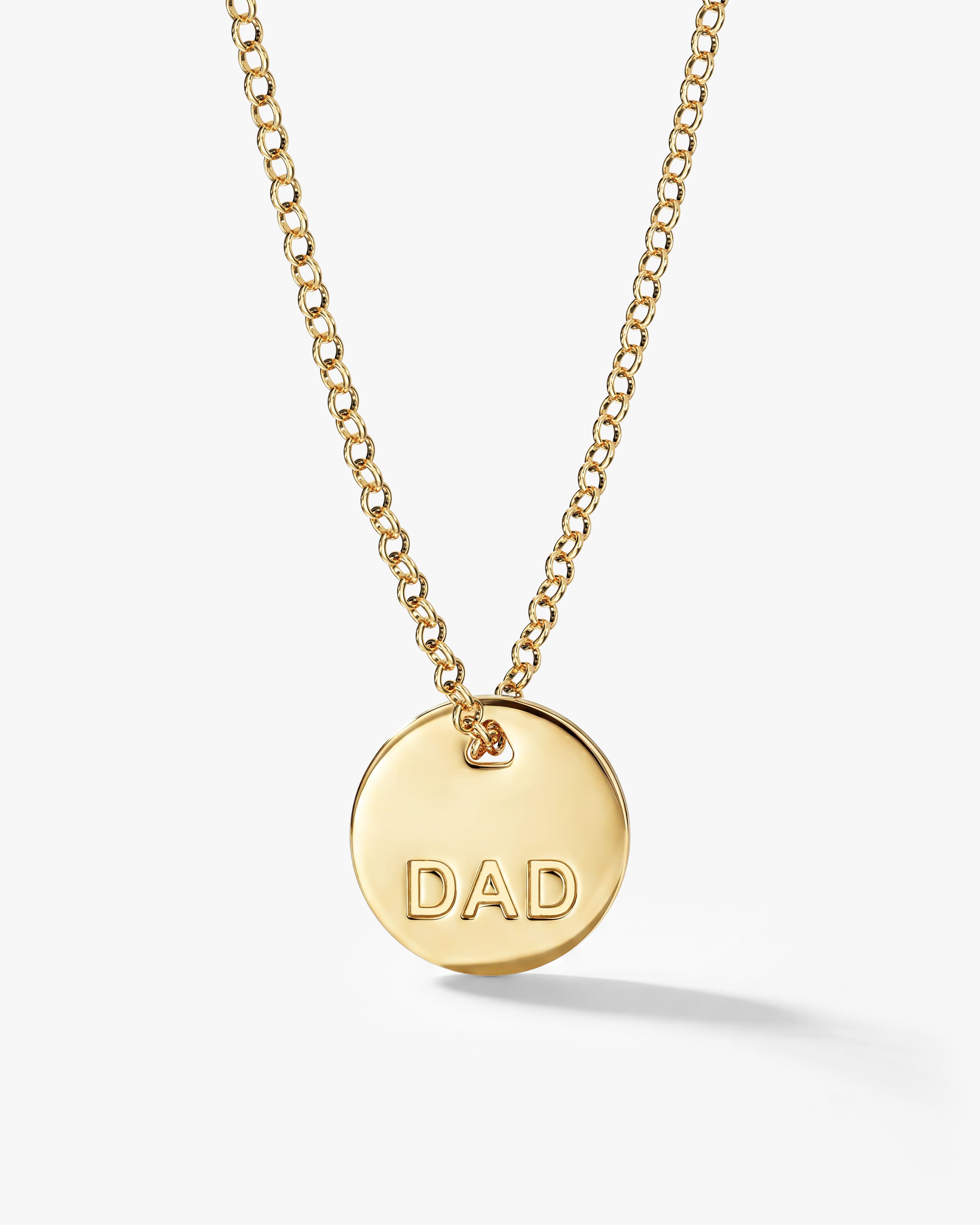 Dad Medallion Necklace