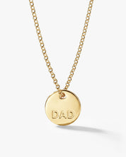 Dad Medallion Necklace