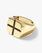 Cross Signet Ring