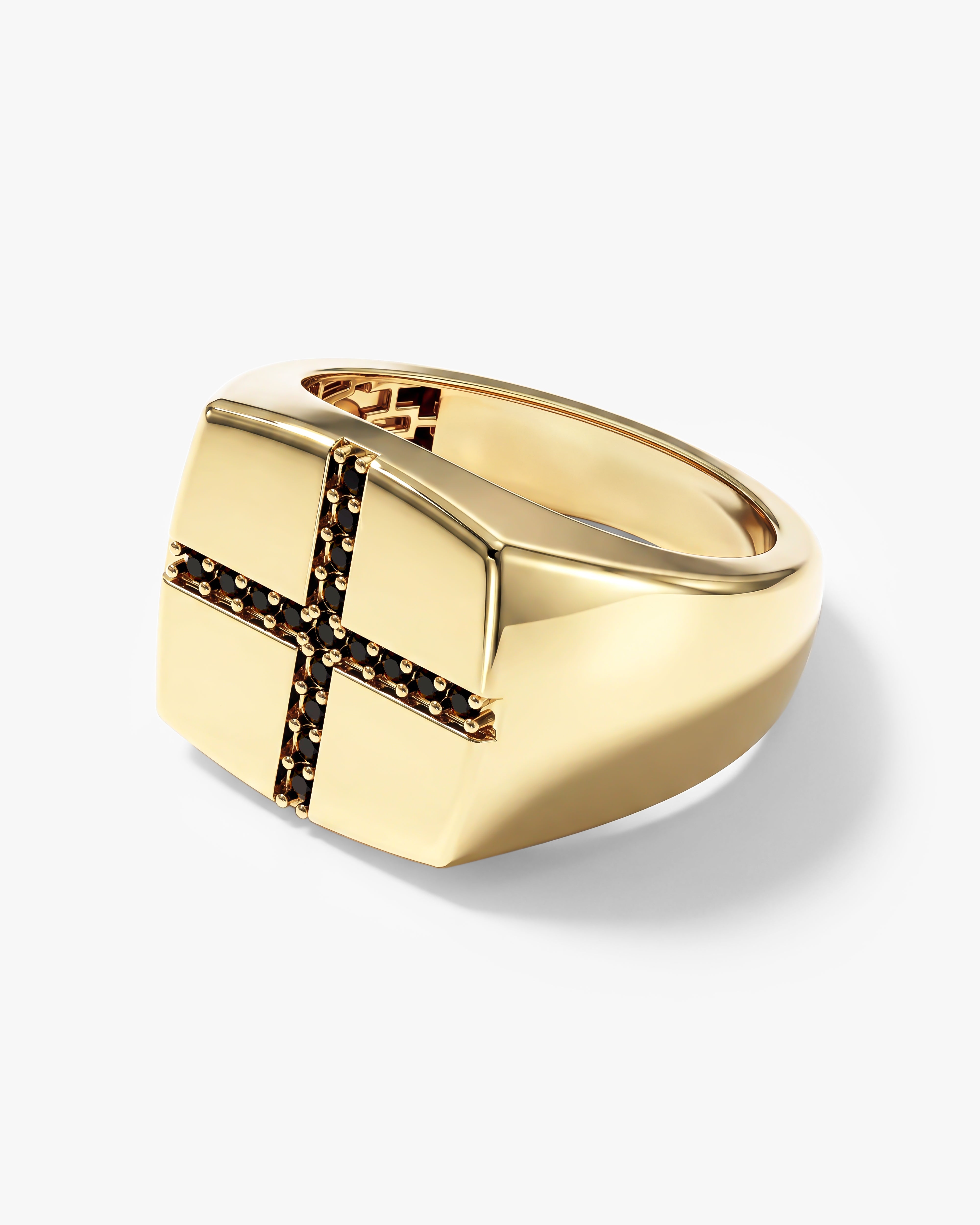 Cross Signet Ring