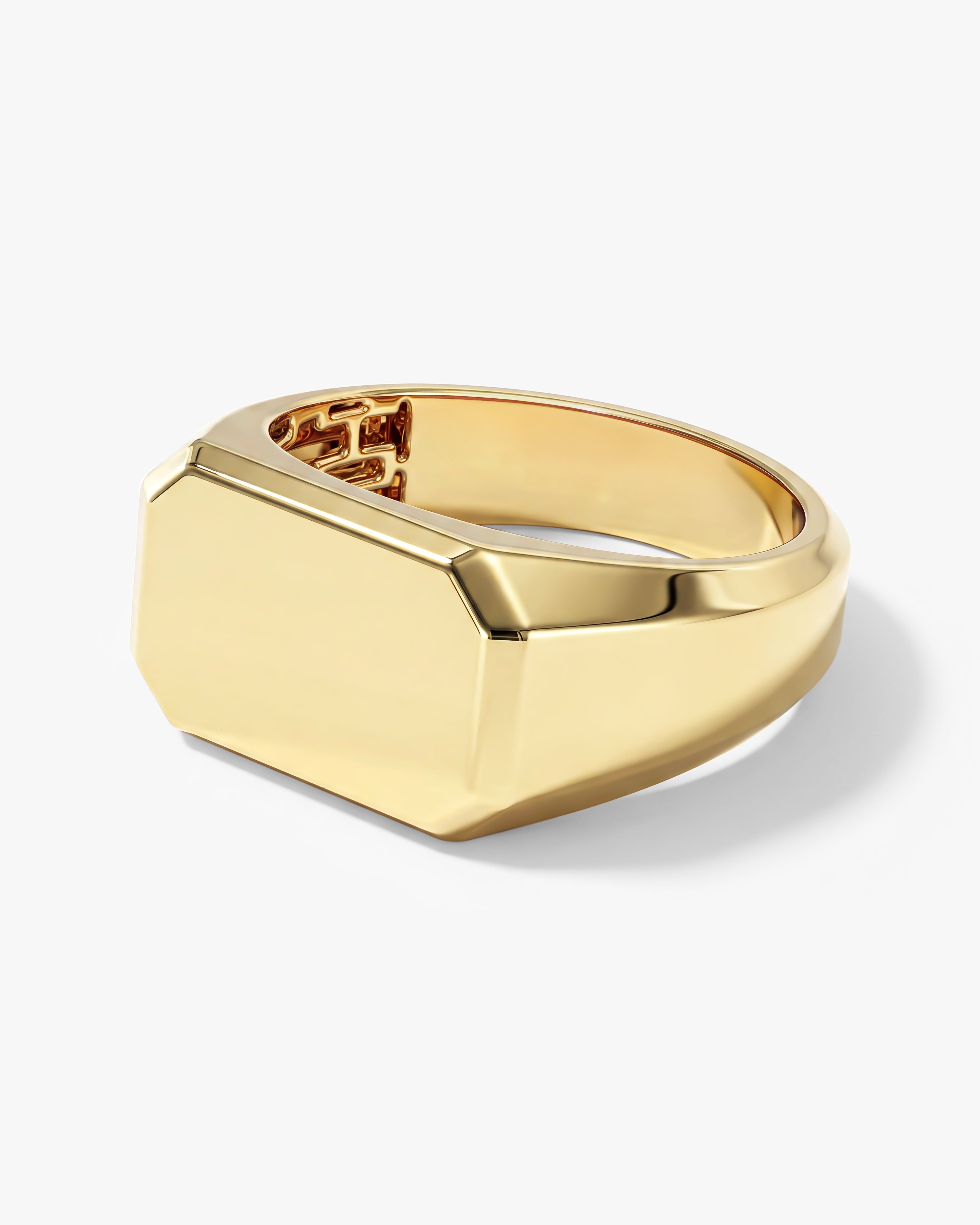 Octagon Signet Ring