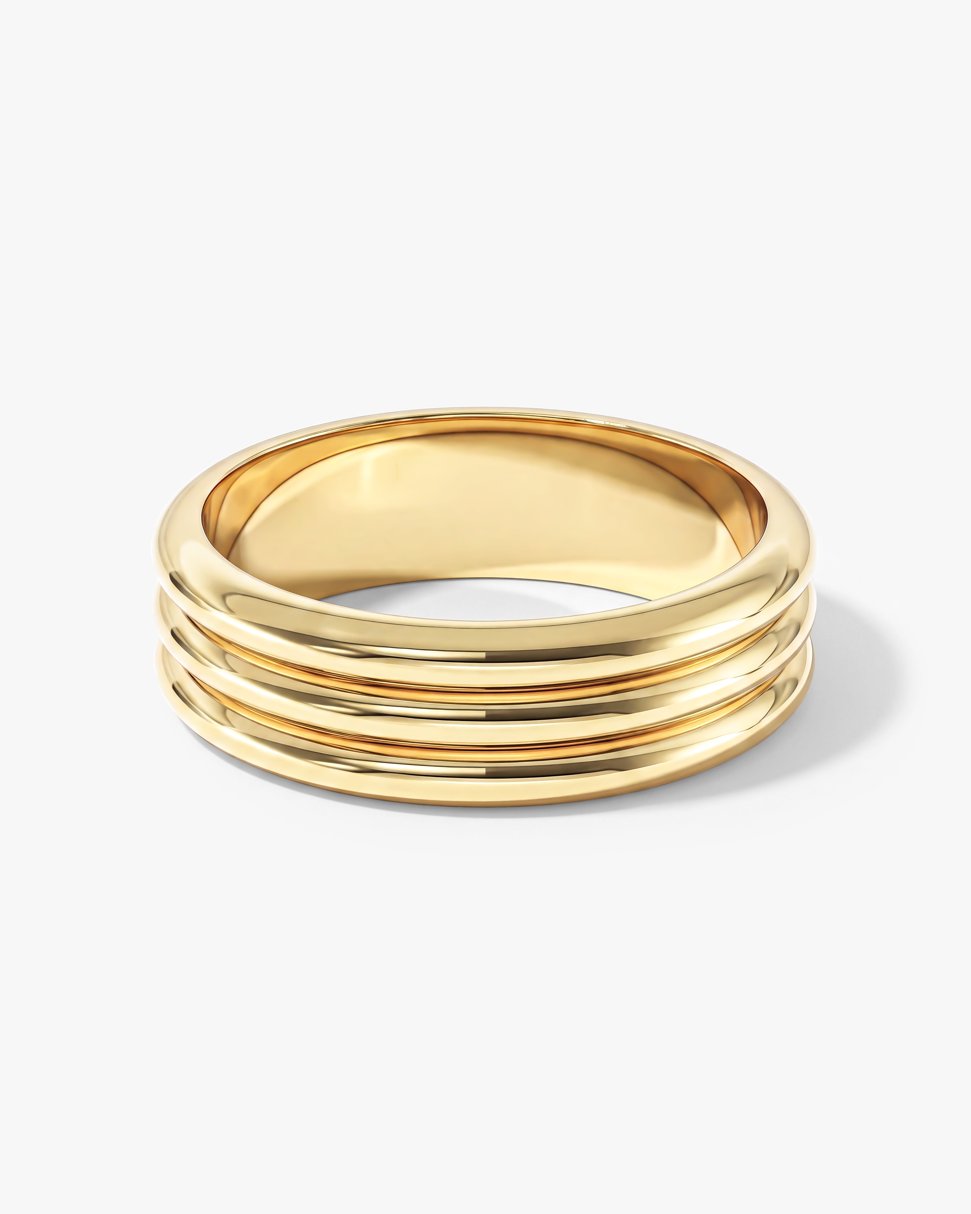 Ridged Band Ring
