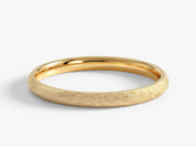 2mm Dome Wedding Band with Ice Matte Finish