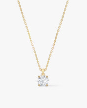 Round Cut Solitaire Pendant (1.00 CT)