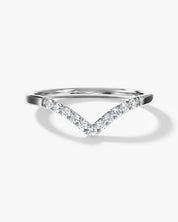 V-Shaped Wedding Band
