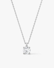 Round Cut Solitaire Pendant (1.50 CT)