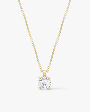 Round Cut Solitaire Pendant (1.50 CT)