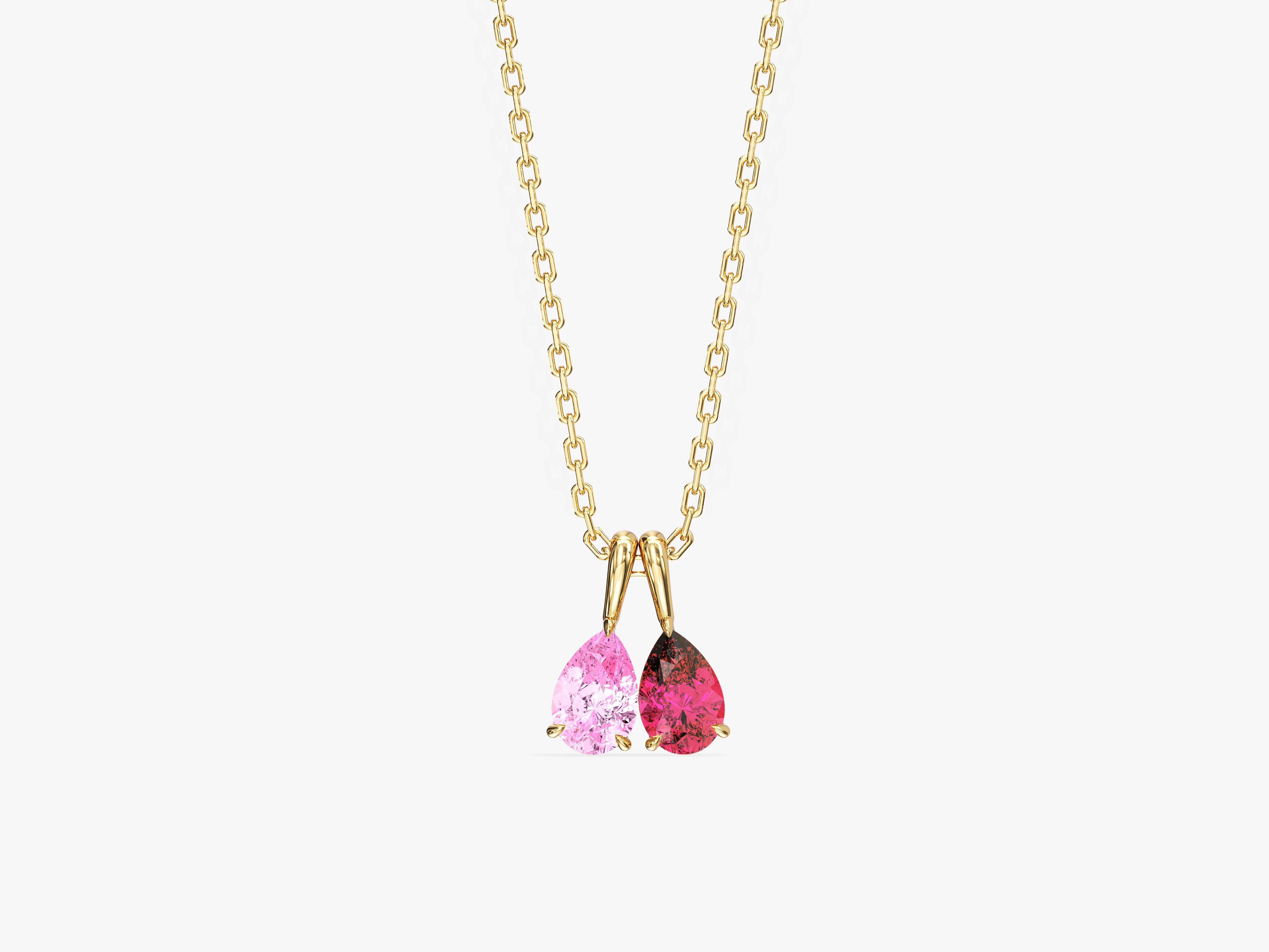 Laurel Birthstone Necklace