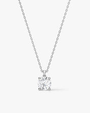 Round Cut Solitaire Pendant (2.00 CT)