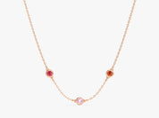 Celestial Station Birthstone Necklace