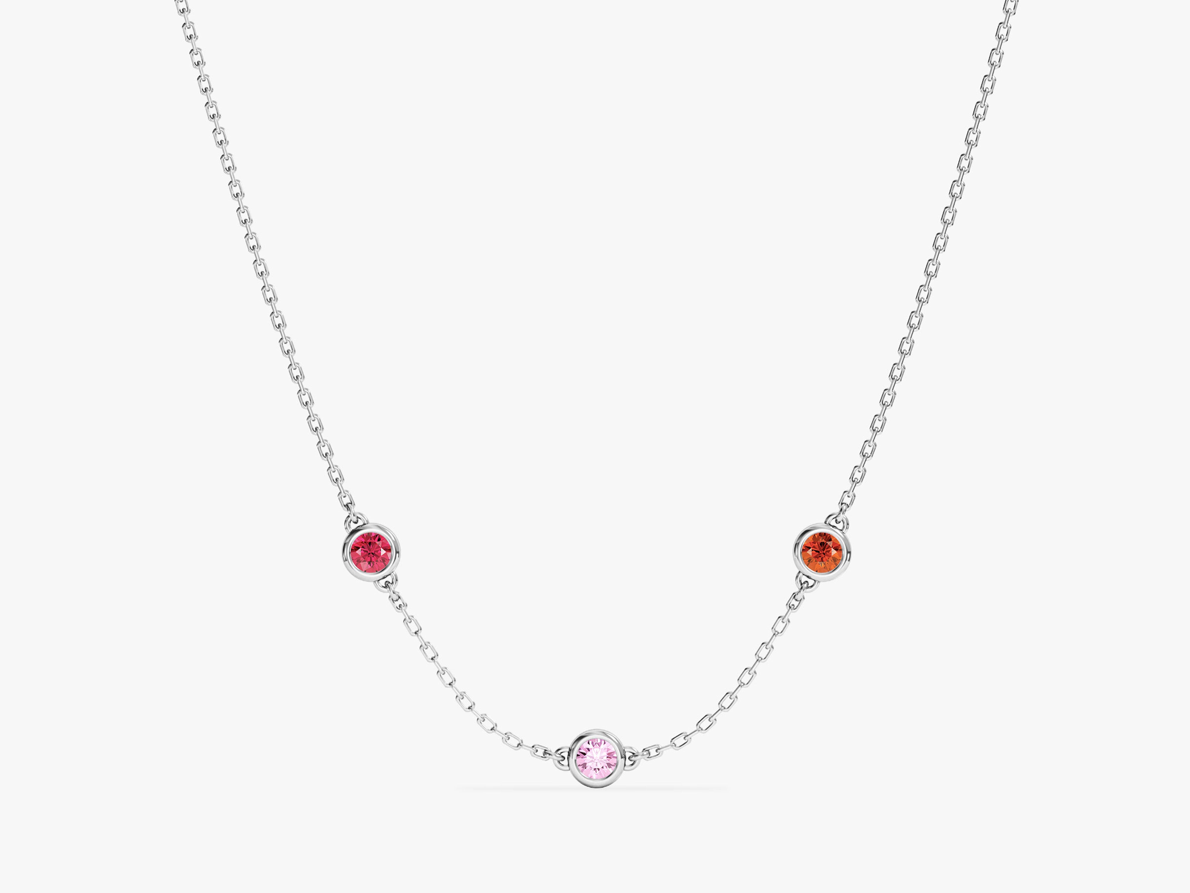 Celestial Station Birthstone Necklace