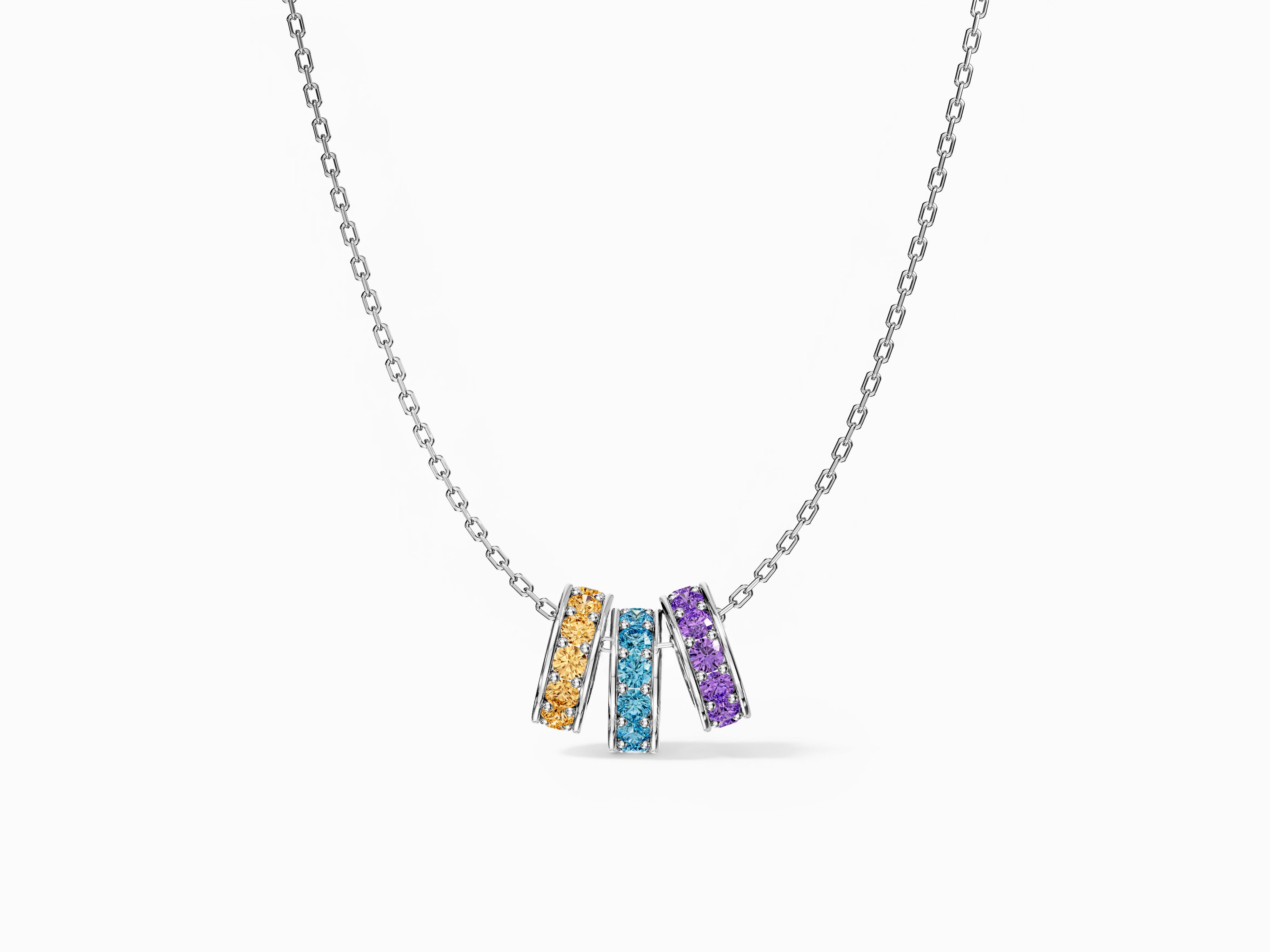 Birthstone Ringlet Necklace