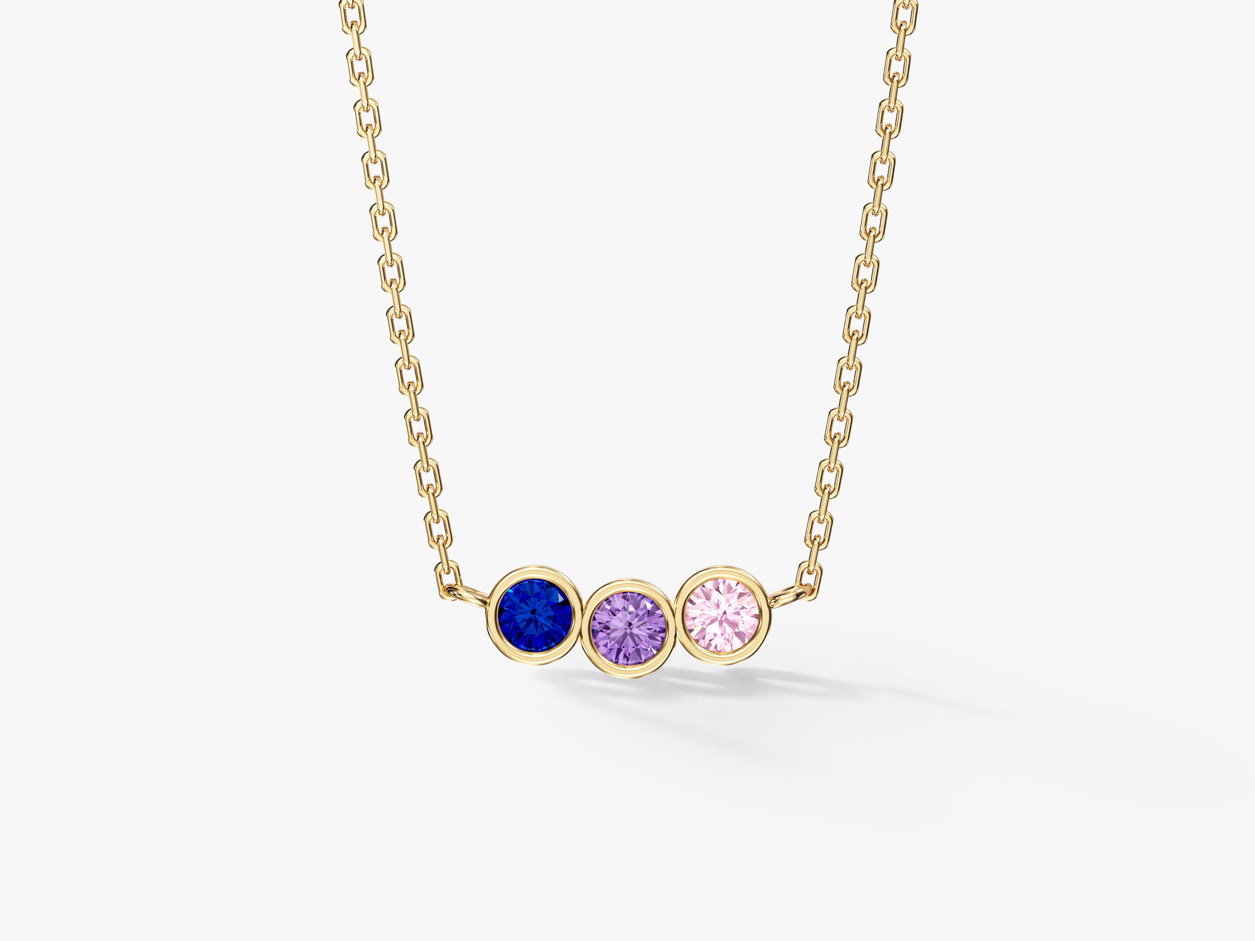 Celestial Birthstone Necklace