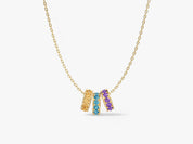 Birthstone Ringlet Necklace