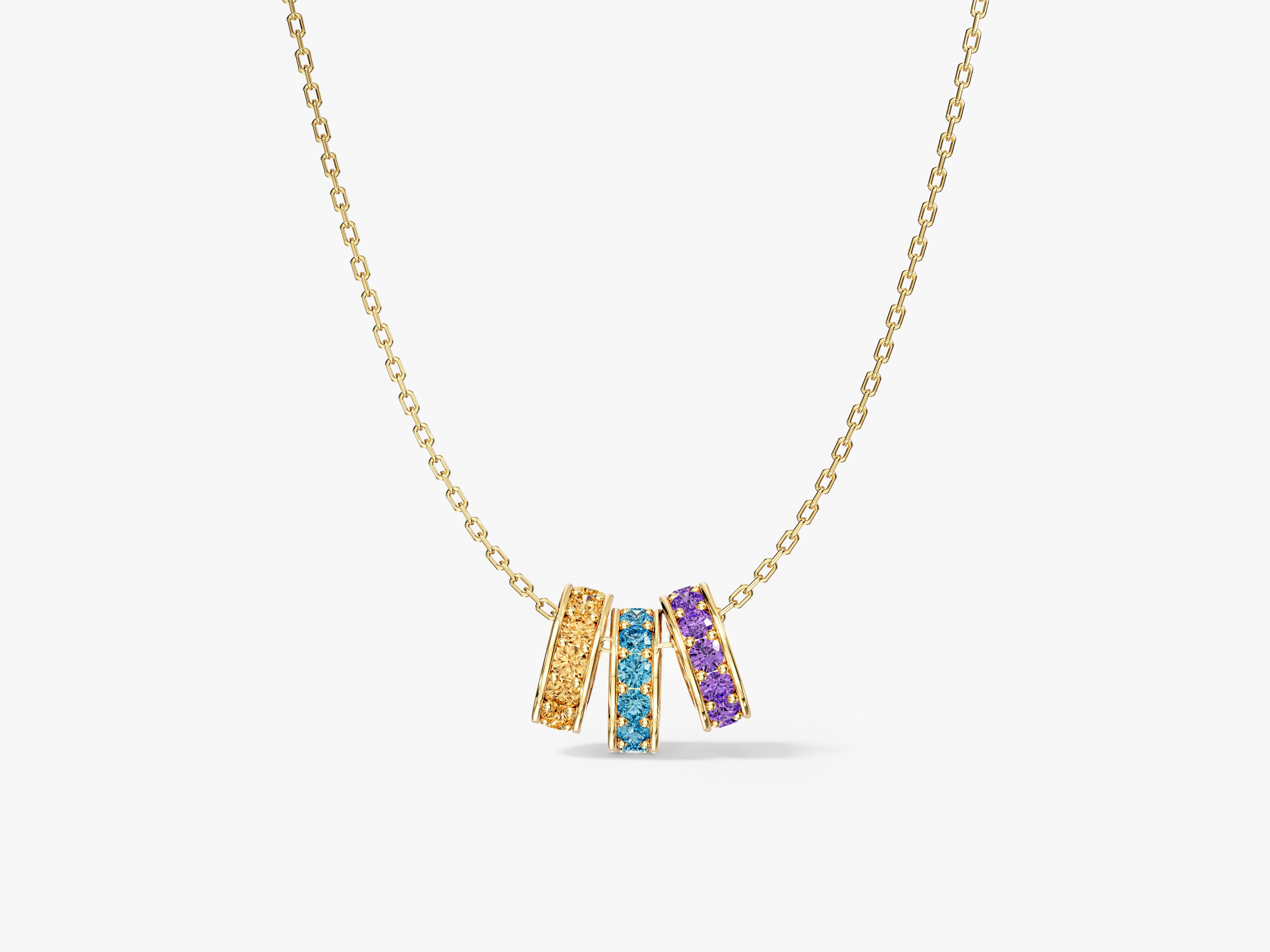 Birthstone Ringlet Necklace