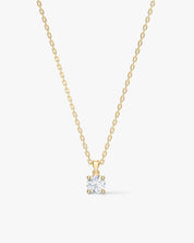 Round Cut Solitaire Pendant (0.50 CT)