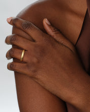 4mm Dome Wedding Band with Ice Matte Finish