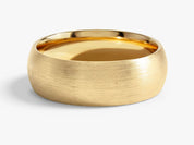 7mm Classic Dome Wedding Band - Matte Brushed