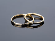 2mm Beveled Edge Wedding Band