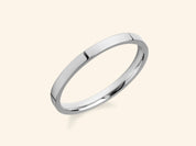 2mm Flat Wedding Band