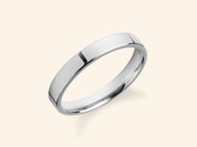3mm Flat Wedding Band