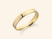 3mm Flat Wedding Band