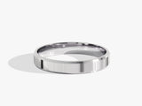 3mm Beveled Edge Wedding Band