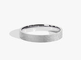 3mm Flat Wedding Band with Ice Matte Finish