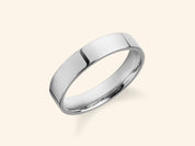 4mm Flat Wedding Band