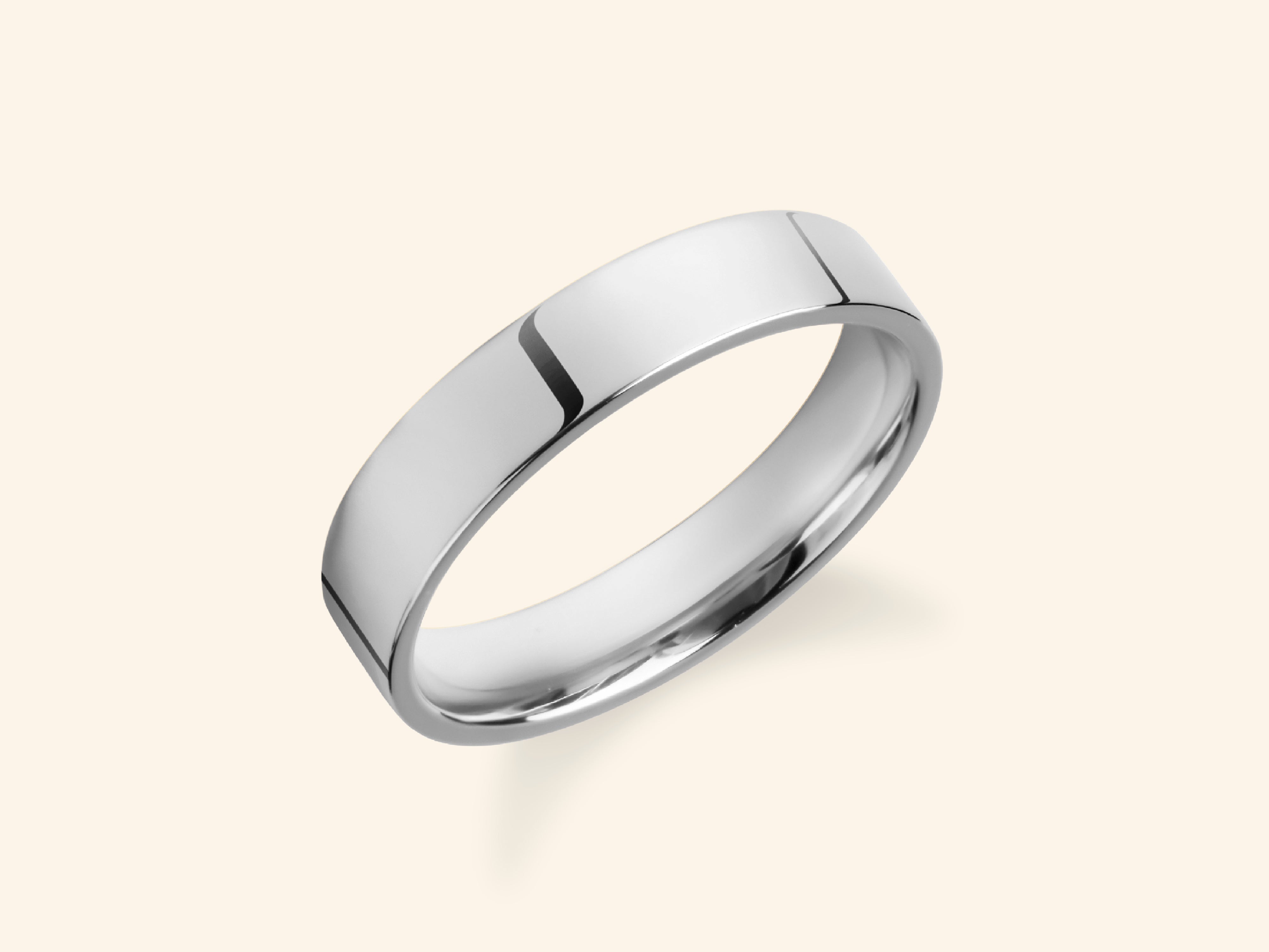 4mm Flat Wedding Band