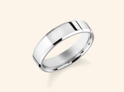 5mm Beveled Edge Wedding Band