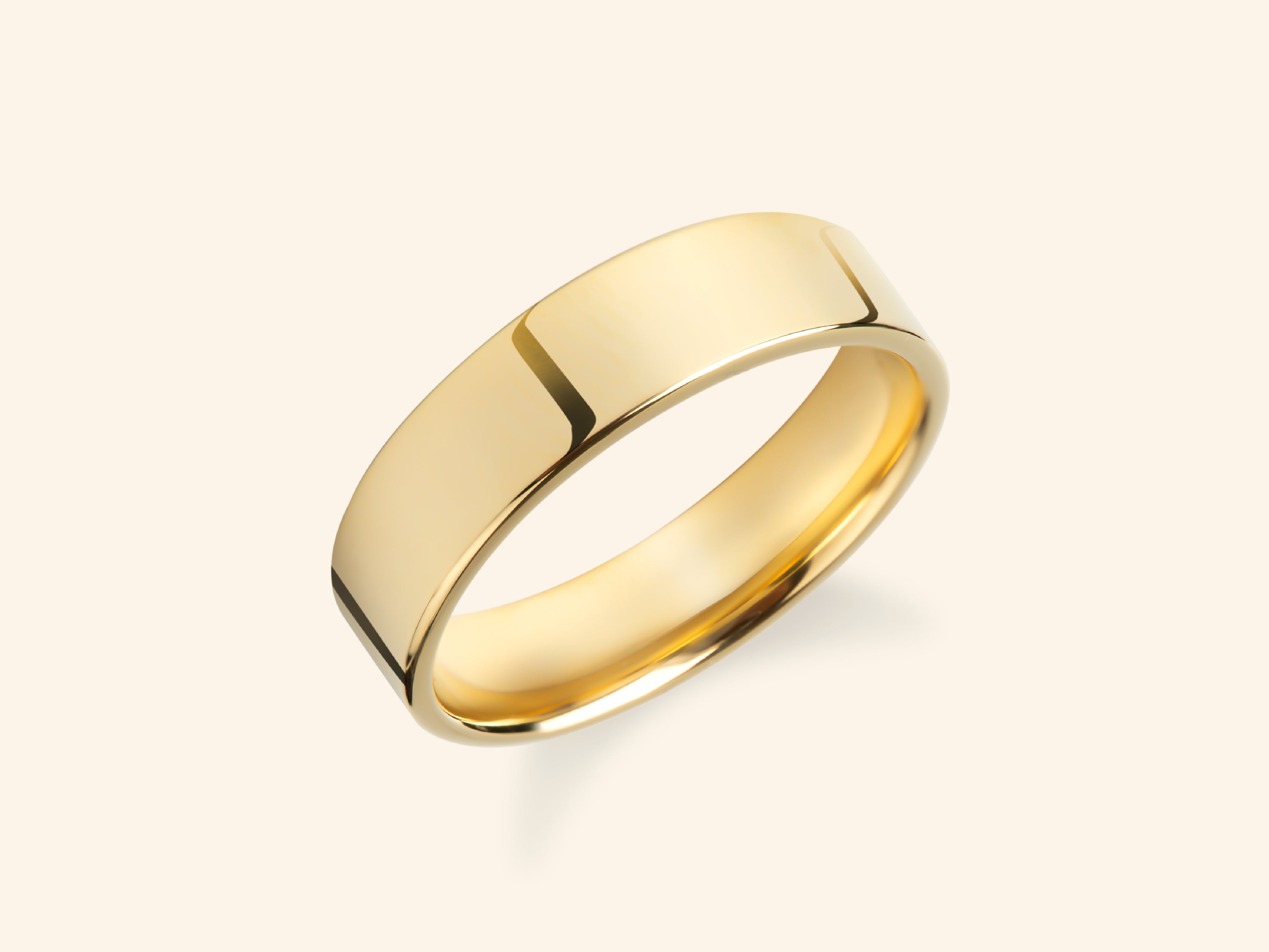 5mm Flat Wedding Band