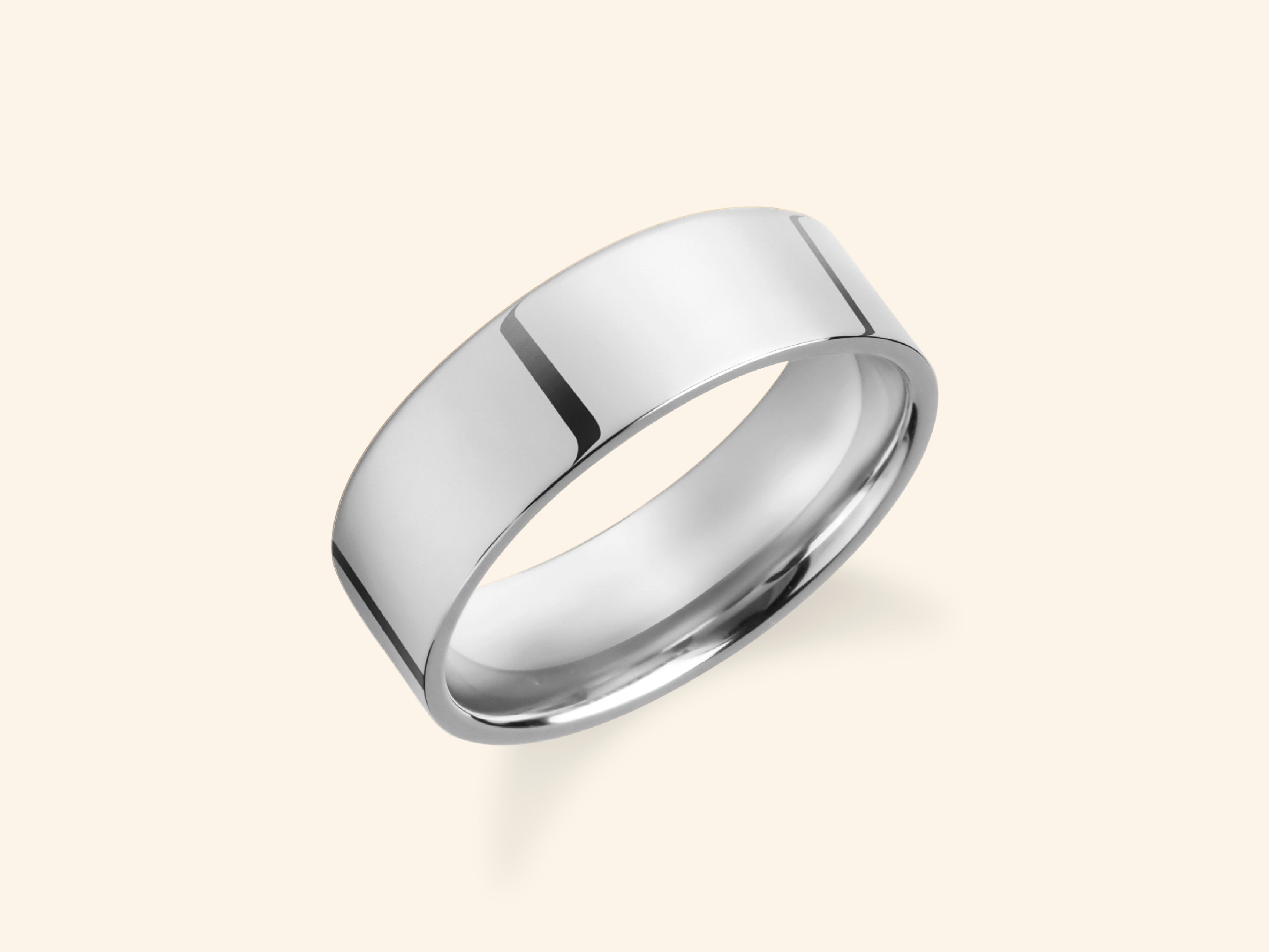 6mm Flat Wedding Band