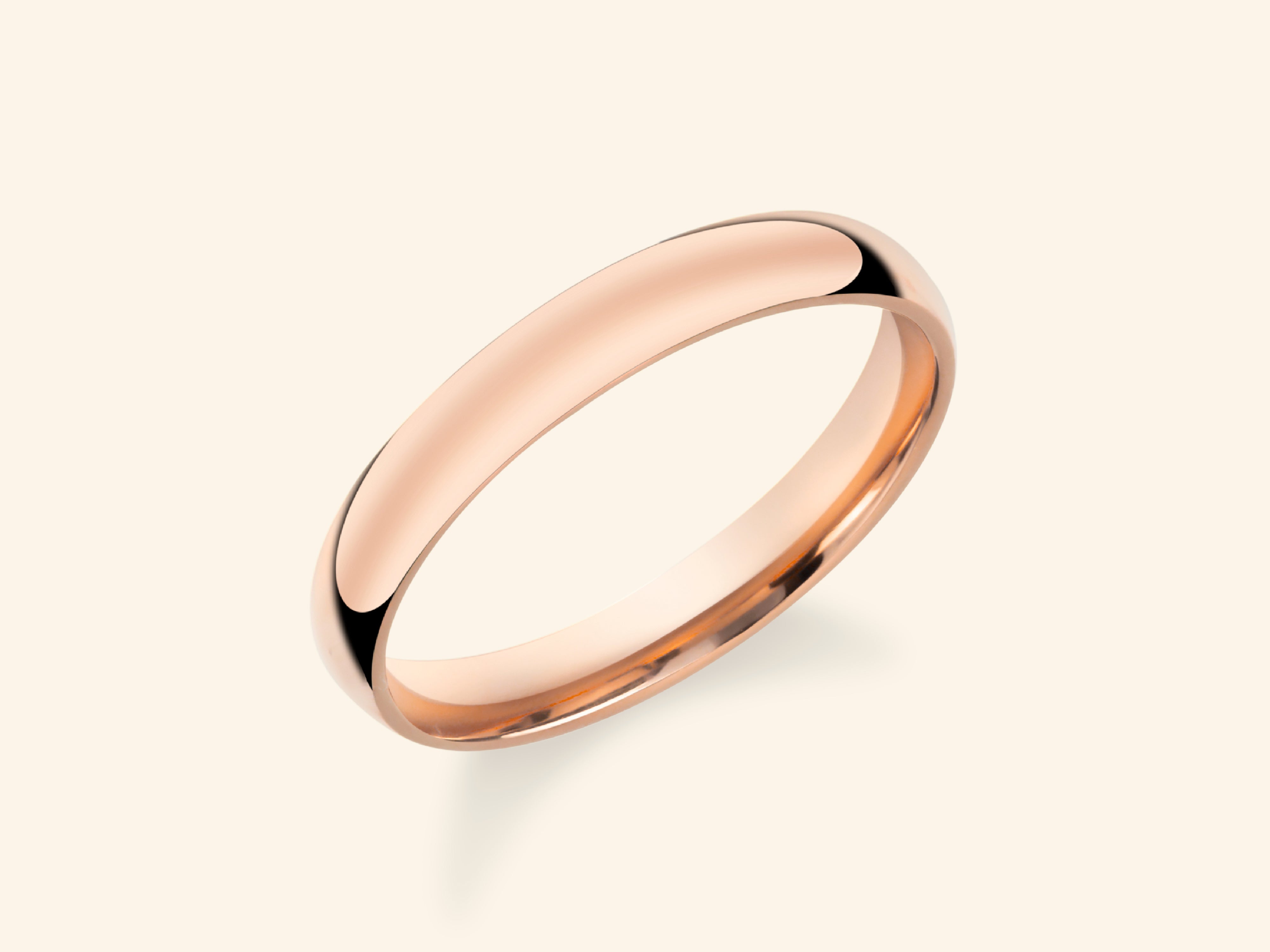 3mm Dome Wedding Band
