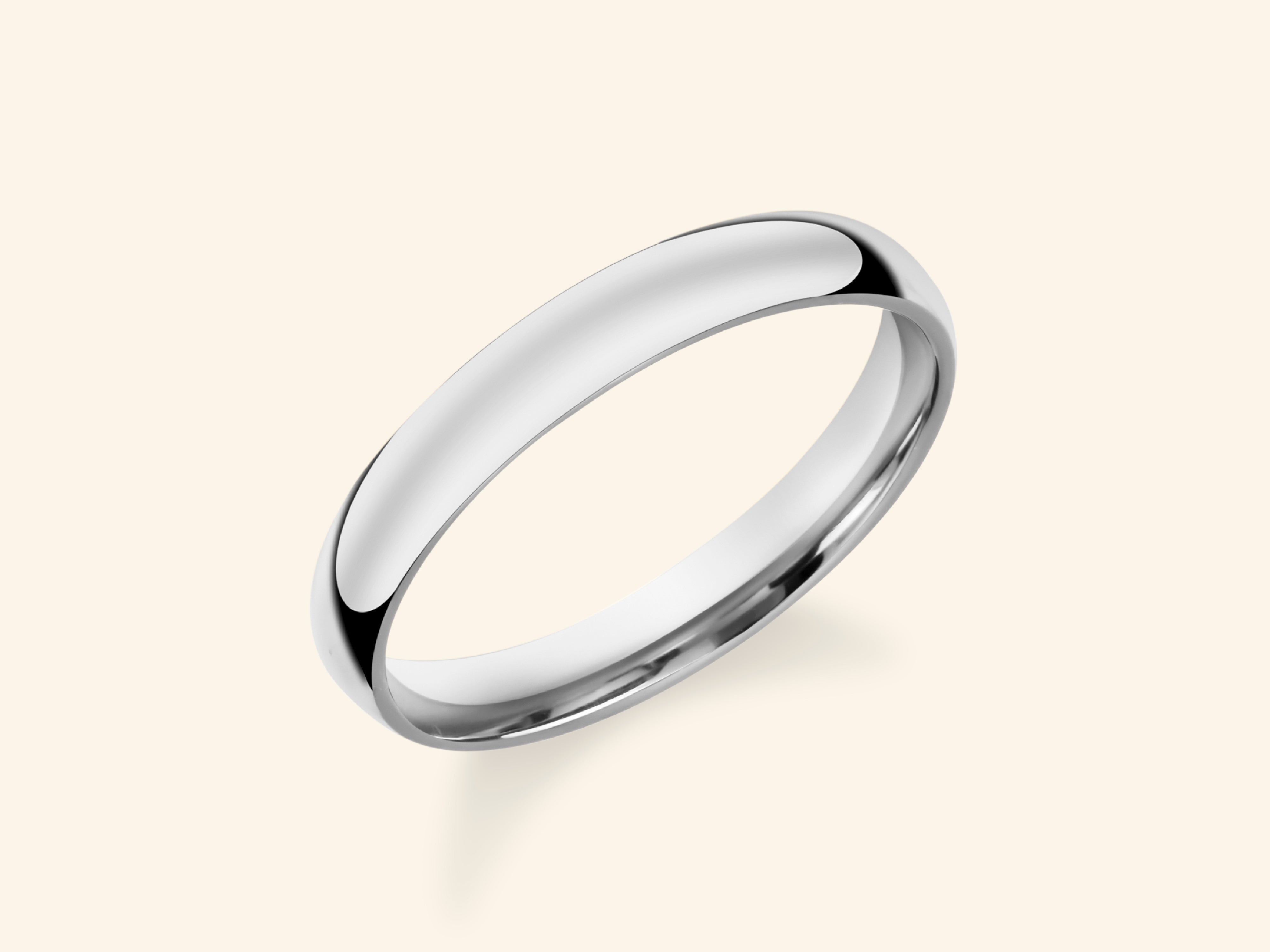 3mm Dome Wedding Band